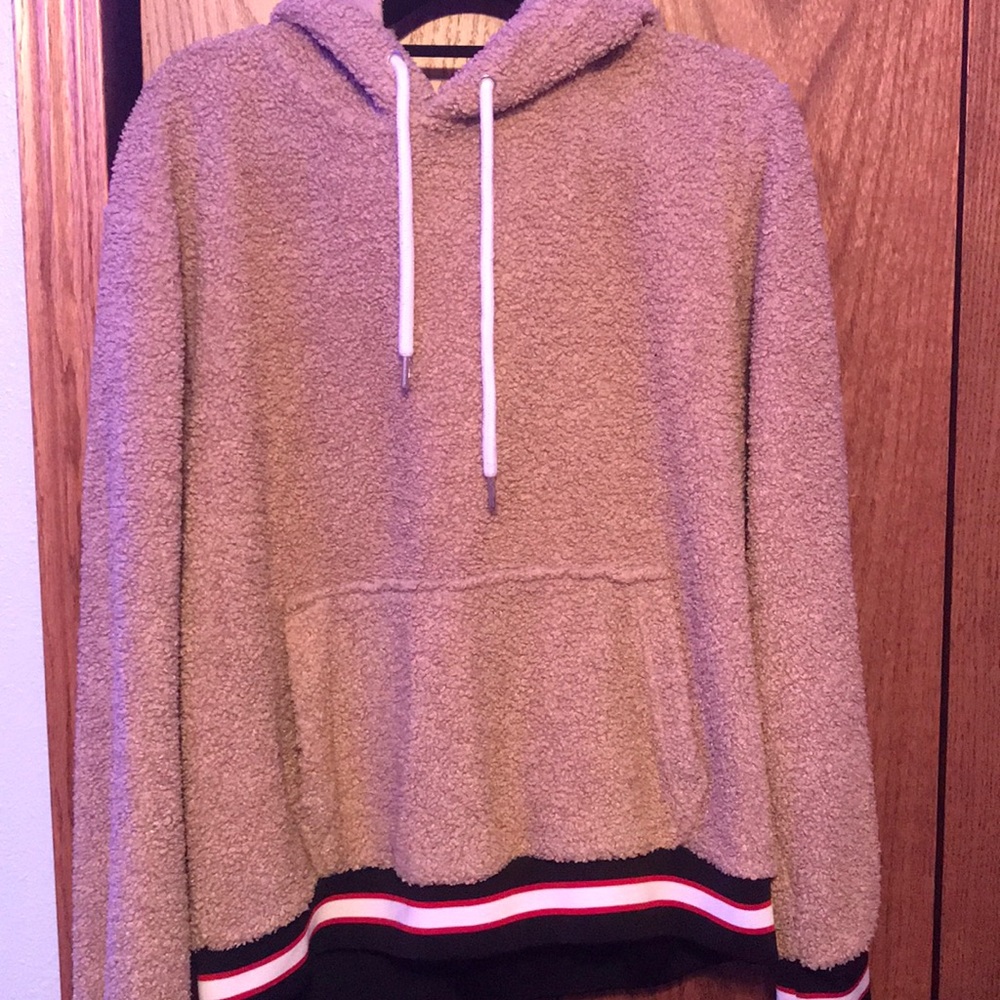 fuzzy hoodie